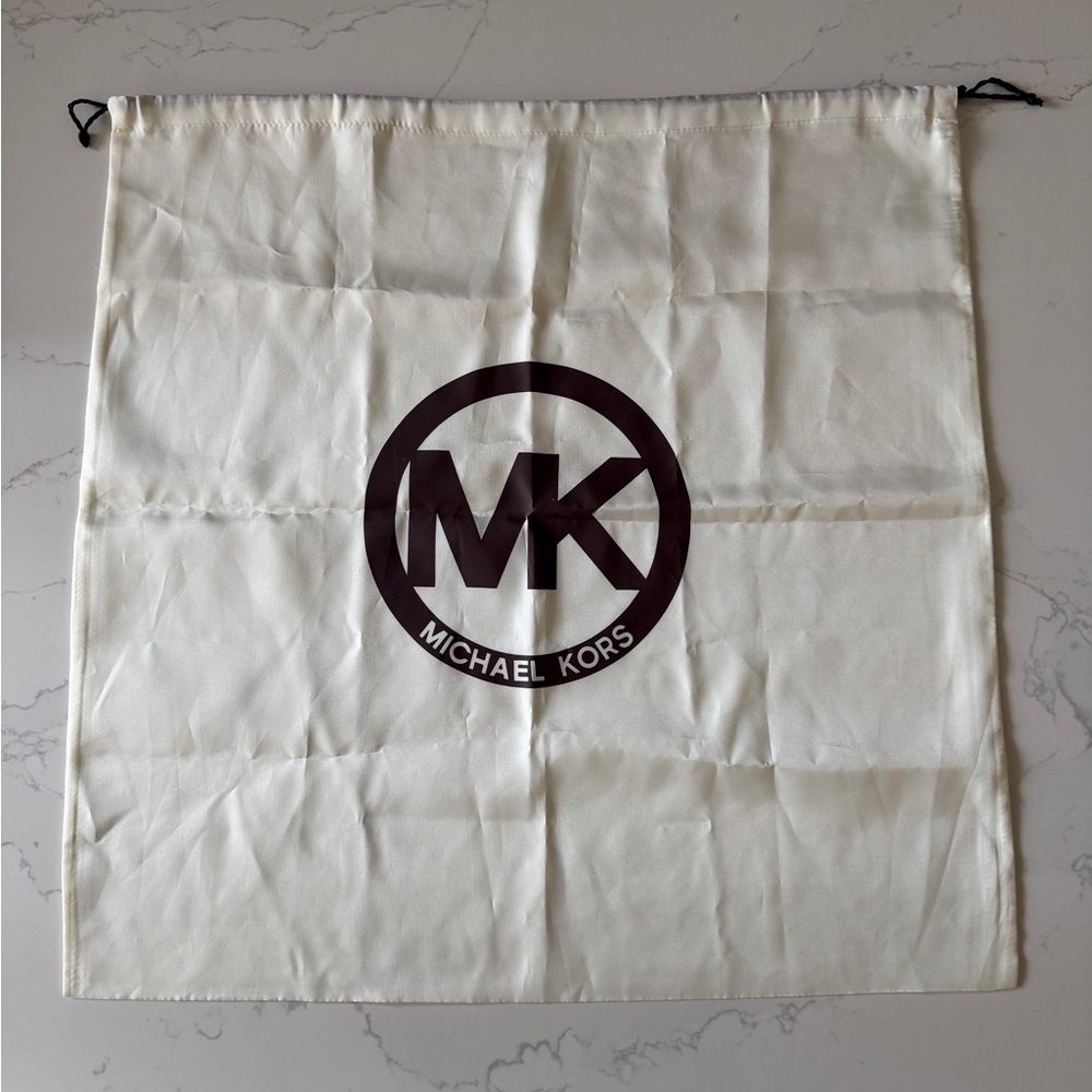 Large Michael Kors Satin Drawstring Dustbag